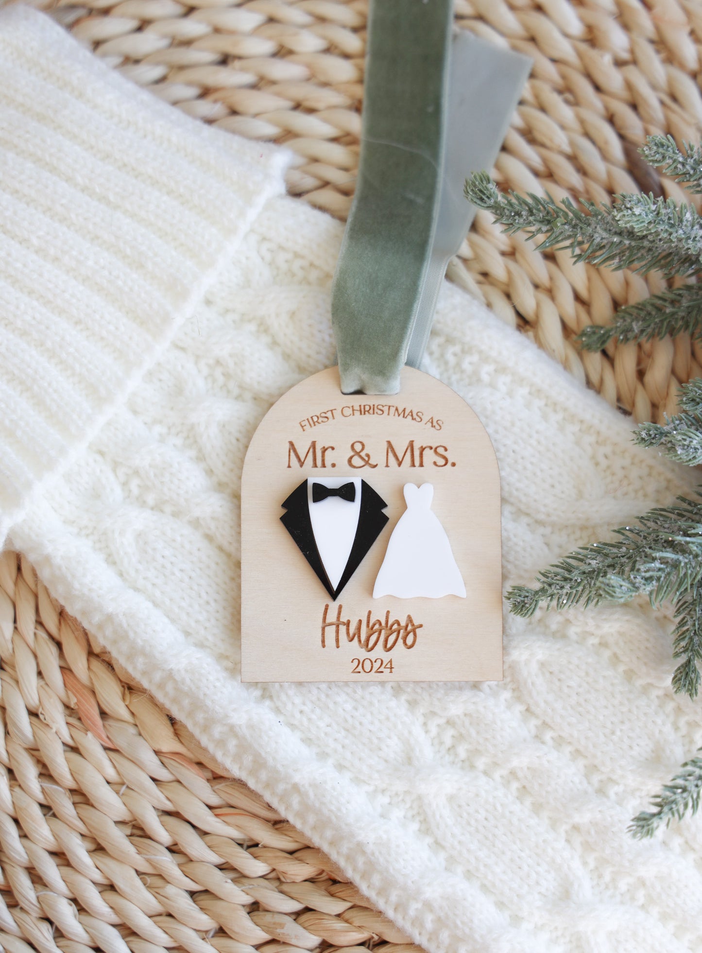 First Christmas As Mr. and Mrs. Ornament 2025