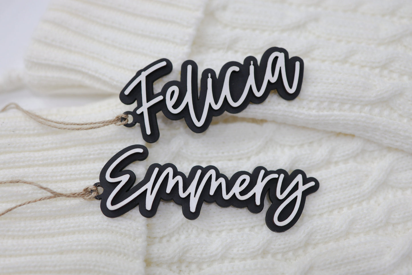 Personalized Stocking Tags | Wooden Name Tags | Christmas Labels | Wooden Present Tags | Christmas Stocking tags | Present Tags | custom