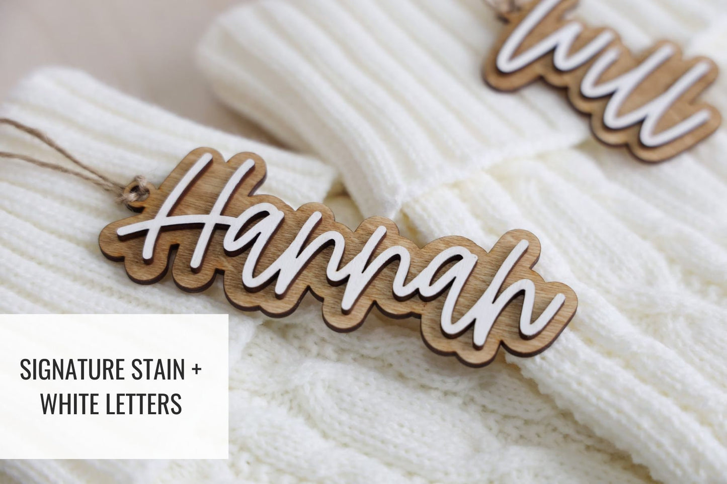 Personalized Stocking Tags | Wooden Name Tags | Christmas Labels | Wooden Present Tags | Christmas Stocking tags | Present Tags