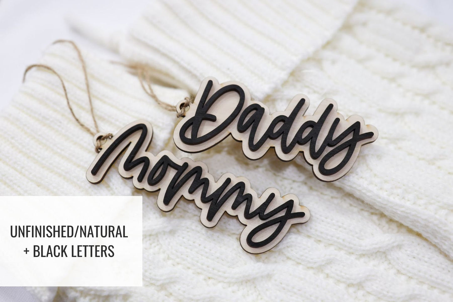 Personalized Stocking Tags | Wooden Name Tags | Christmas Labels | Wooden Present Tags | Christmas Stocking tags | Present Tags