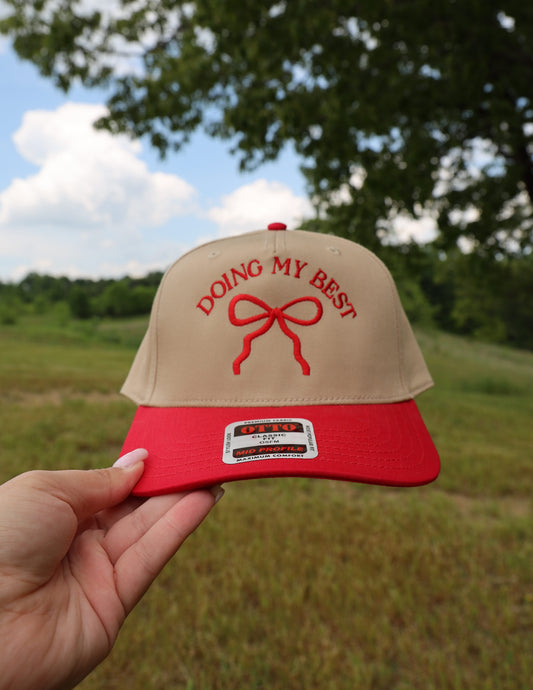 Doing My Best Embroidered Trucker Hat