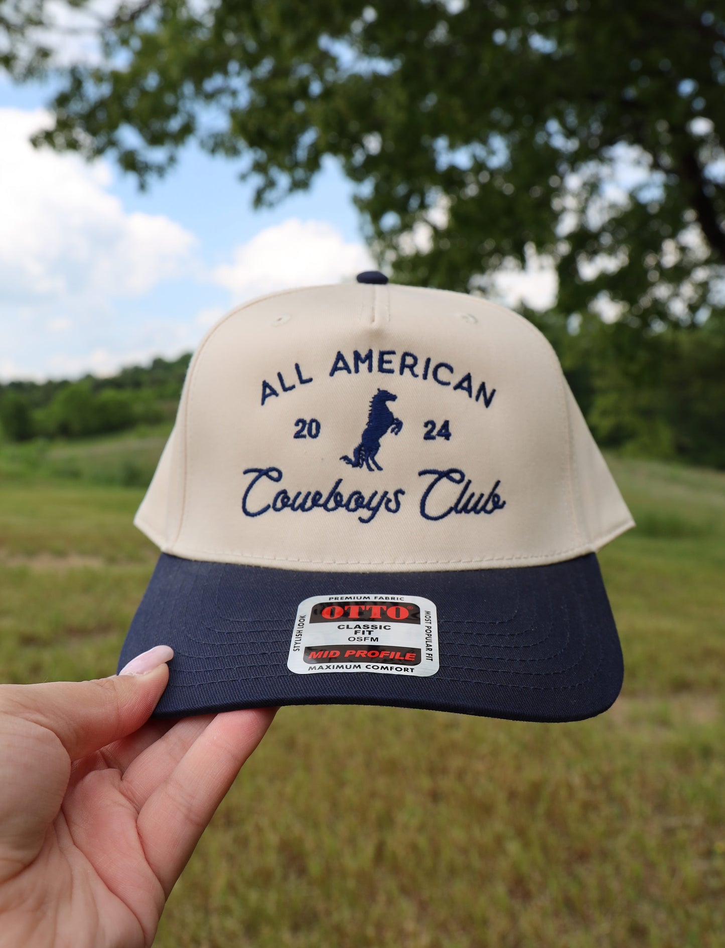 All American Cowboys Club Trucker Hat