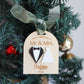 First Christmas As Mr. and Mrs. Ornament 2025