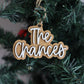 Custom Wooden Family Name Ornament 2025