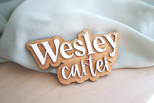 Hospital Name Announcement, Baby shower gift, Hospital plaque, Baby name sign,Name Announcement, Mini Baby Name Sign, Hello My Name Is