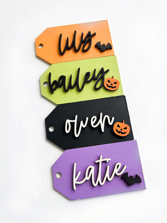 Halloween basket tags | ghost tags | basket tags | trick or treat | spooky tags