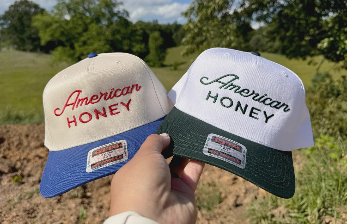 American Honey Embroidered Trucker Hat 🇺🇸