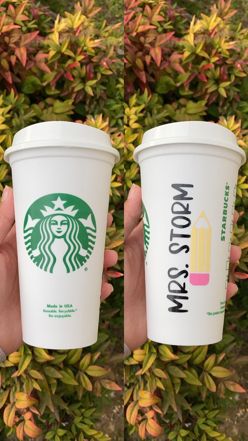 Teacher Starbucks Cup | Teacher Gift | Personalized Teacher Cup / Hot cup