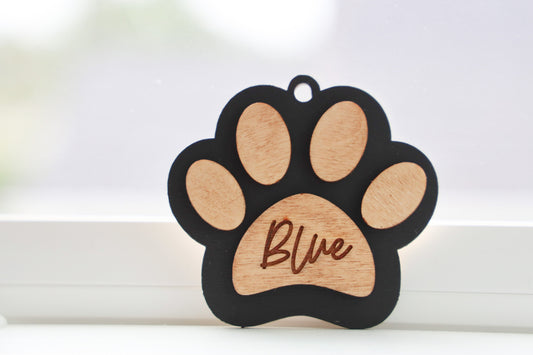 Dog Paw Ornament