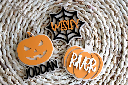 Halloween basket tags | ghost tags | basket tags | trick or treat | spooky tags