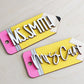 Back to School Gifts | Teacher Gift Tags | Wooden Apple Pencil Name Tags | Wooden Name Labels |  Wooden Gift Labels | Teacher Gifts