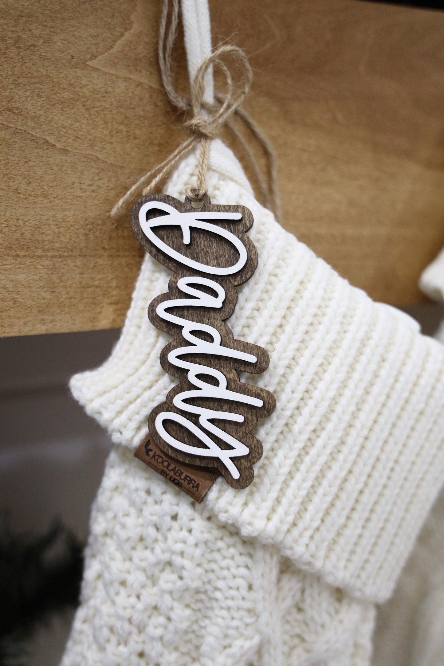 Personalized Stocking Tags |  Wooden Name Tags | Christmas Labels |  Wooden Present Tags | Christmas Stocking tags | Present Tags
