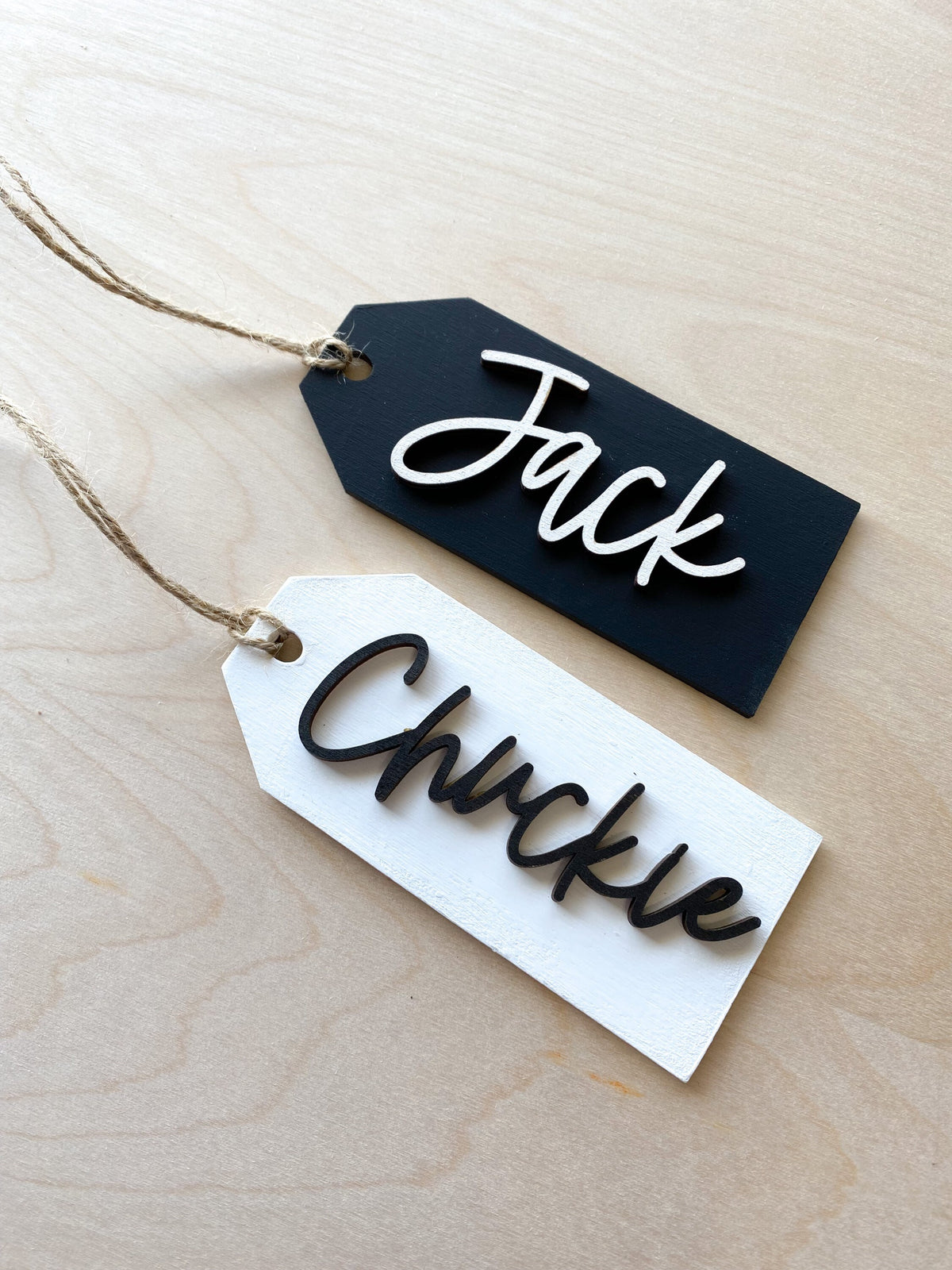 Personalized Stocking Tags |  Wooden Name Tags | Christmas Labels |  Wooden Present Tags | Christmas Stocking tags | Present Tags