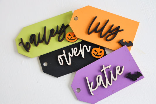 Halloween basket tags | ghost tags | basket tags | trick or treat | spooky tags