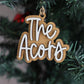 Custom Wooden Family Name Ornament 2025