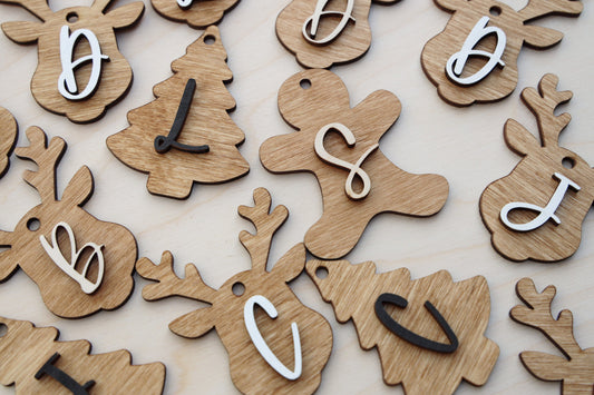 Festive Letter Gift Tags