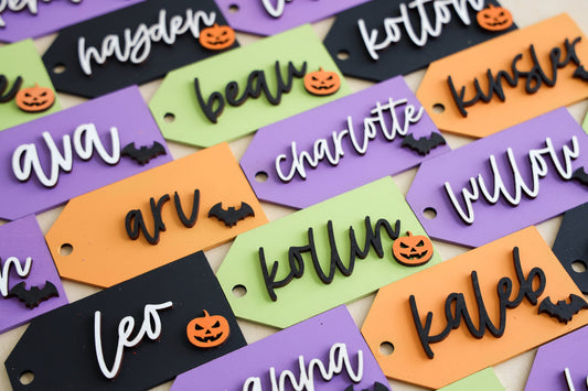 Halloween basket tags | ghost tags | basket tags | trick or treat | spooky tags
