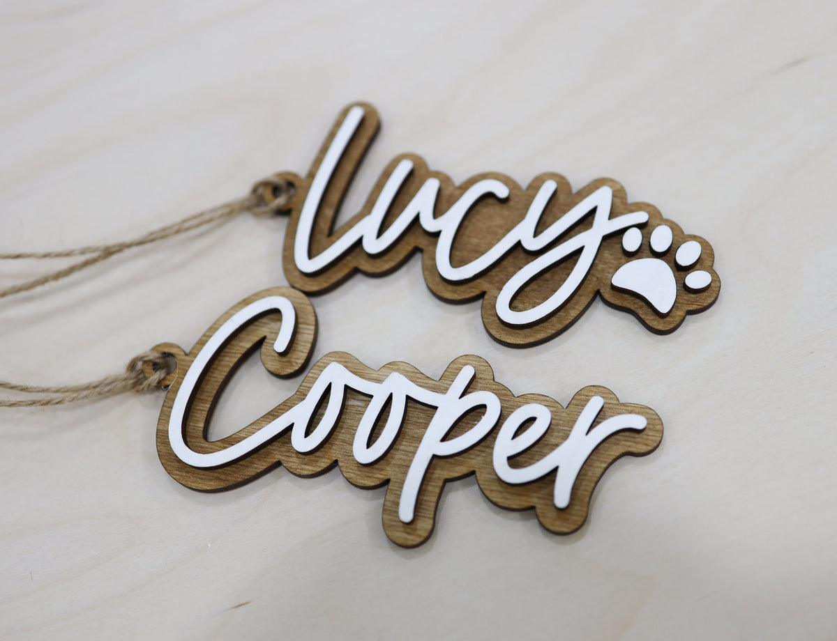 Personalized Stocking Tags |  Wooden Name Tags | Christmas Labels |  Wooden Present Tags | Christmas Stocking tags | Present Tags