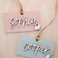 Personalized Painted Easter Basket Tags