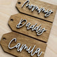 Personalized Stocking Tags |  Wooden Name Tags | Christmas Labels |  Wooden Present Tags | Christmas Stocking tags | Present Tags