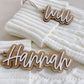Custom Shape Stocking Name Tags