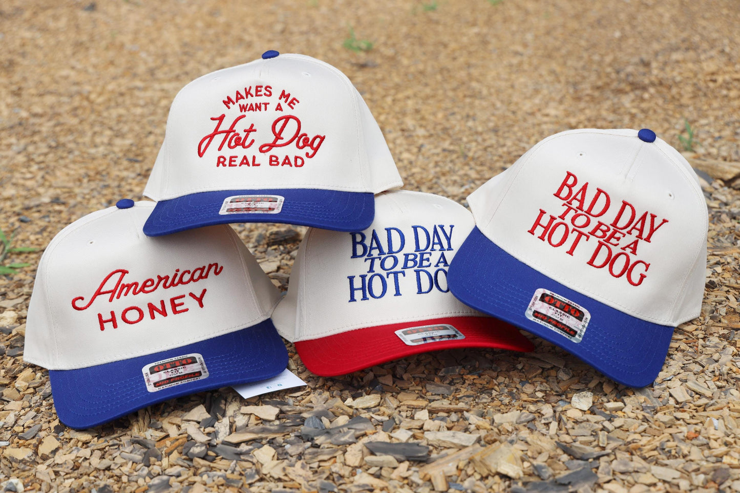 Makes Me Want a Hot Dog Real Bad  Embroidered Trucker Hat
