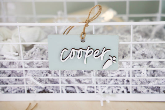 Personalized Painted Easter Basket Tags