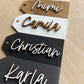 Personalized Wooden Stocking Name Tag