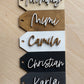Personalized Wooden Stocking Name Tag