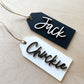 Personalized Wooden Stocking Name Tag